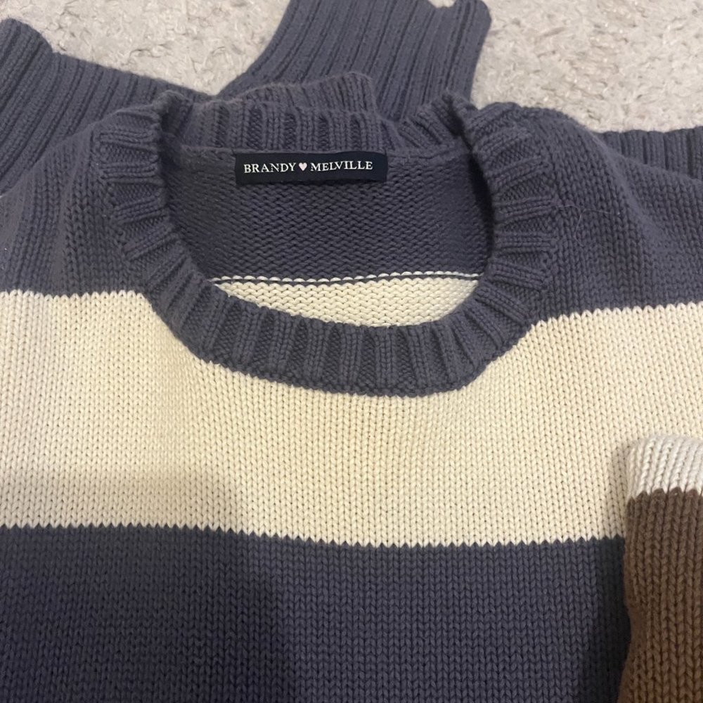 Bundle of 2 Brandy Melville Striped Sweaters - Picture 5 of 7